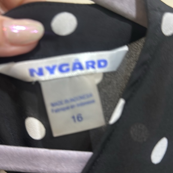 Two pieces Nygard asymmetrical and jacket 16 Black White - Picture 4 of 9